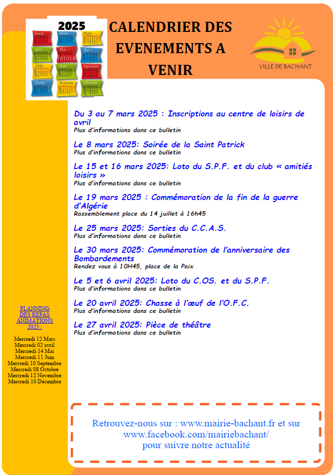 calendrier