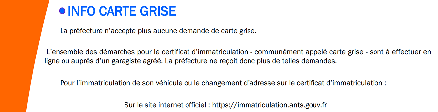 carte grise