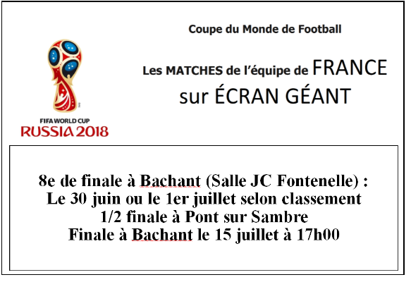 coupe du monde écrant géant