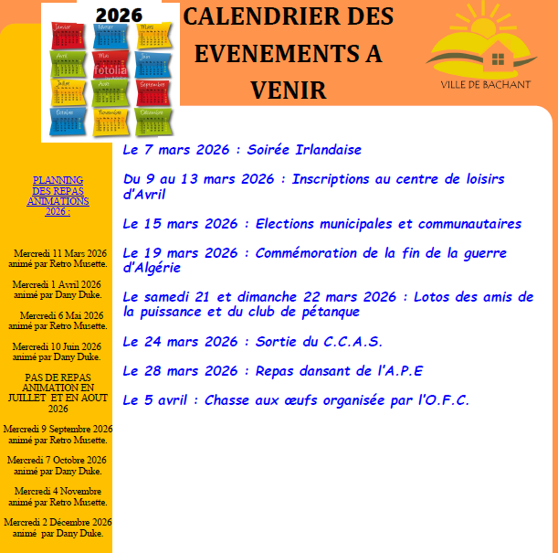 Calendrier