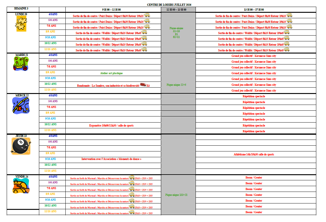 semaine 3