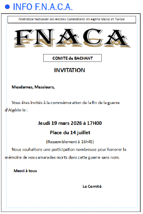 Commémoration du 19 mars