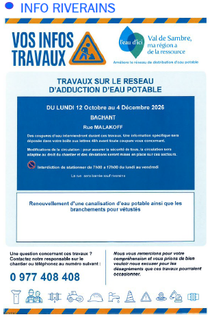 Info Travaux